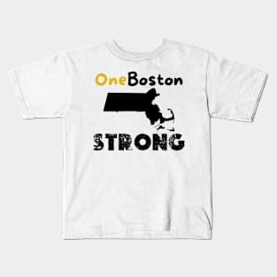 #BostonStrong  OneBostonDay Kids T-Shirt